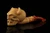 Skull Block Meerschaum Pipe with pouch M5191