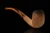 srv - Rustic Bent Billiard Block Meerschaum Pipe with fitted case M5196