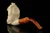 srv - Bacchus Block Meerschaum Pipe with fitted case M5198