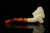 srv - Pirate Lady Block Meerschaum Pipe by Kenan with fitted case M5199
