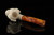 srv - Tiger Block Meerschaum Pipe with fitted case M5205