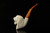 srv - Tiger Block Meerschaum Pipe with fitted case M5205
