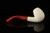 srv - Bent Billiard Block Meerschaum Pipe with fitted case M5208