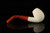 srv - Bent Billiard Block Meerschaum Pipe with fitted case M5209