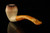 srv - Sitting Rhodessian Block Meerschaum Pipe with fitted case M5210