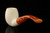 srv - Bent Billiard Block Meerschaum Pipe with fitted case M5211