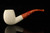 srv - Bent Billiard Block Meerschaum Pipe with fitted case M5211