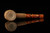 srv - Dragon Carved Poker Block Meerschaum Pipe with fitted case M5214
