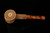 srv - Dragon Carved Poker Block Meerschaum Pipe with fitted case M5214