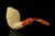 srv - Deluxe Carved Beret Block Meerschaum Pipe by Emin with fitted case M5215