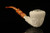 srv - Jumbo Carved Dublin Block Meerschaum Pipe with fitted case M5216