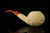 srv - Carved Diplomat Block Meerschaum Pipe by Emin Brothers with fitted case M5217