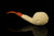 srv - Carved Diplomat Block Meerschaum Pipe by Emin Brothers with fitted case M5217