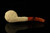 srv - Carved Diplomat Block Meerschaum Pipe by Emin Brothers with fitted case M5217