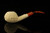 srv - Carved Diplomat Block Meerschaum Pipe by Emin Brothers with fitted case M5217