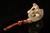 Cycler Hand Carved Block Meerschaum Smoking Pipe in a fitted CASE 7439