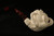 Horses in an Eagle's Claw Meerschaum Pipe in a fitted CASE 8005