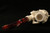 Horses in an Eagle's Claw Meerschaum Pipe in a fitted CASE 8005