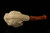Skull in Claw Hand Carved Block Meerschaum Pipe by I. Baglan in case 8519