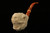 Skull in Claw Hand Carved Block Meerschaum Pipe by I. Baglan in case 8519