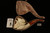 Skull Hand Carved Block Meerschaum Pipe by Cevher in CASE 8690