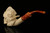 Skull Hand Carved Block Meerschaum Pipe by Cevher in CASE 8690