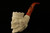 Skull the King Block Meerschaum Pipe by I. Baglan in fit case 8829