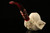 Eagle's Claw Hand Carved Block Meerschaum Pipe in custom case 9936
