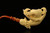 Eagle's Claw Hand Carved by KUDRET Block Meerschaum Pipe in custom case 9984