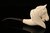 Horse Hand Carved Block Meerschaum Pipe in custom CASE 10033