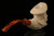 Chef Hand Carved Block Meerschaum Pipe by I. Baglan with custom case 10036