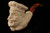 Chef Hand Carved Block Meerschaum Pipe by I. Baglan with custom case 10036
