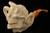 Skull n Snake in Eagle's Claw Block Meerschaum Pipe with case 10060