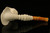 Princess Diana Memorial Pipe Block Meerschaum with custom case 9263r