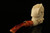 Viking Hand Carved Block Meerschaum Pipe with custom case 10108