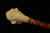 Viking Hand Carved Block Meerschaum Pipe with custom case 10108