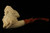 Viking Hand Carved Block Meerschaum Pipe with custom case 10108