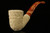 Carved Dublin Hand Block Meerschaum Pipe with custom case 10340