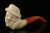 Cowboy Skull Hand Carved Block Meerschaum Pipe in custom CASE 11053
