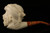 Sultan Suleiman the Magnificent Hand Carved Block Meerschaum Pipe in CASE 11082