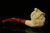 Bacchus Skull Meerschaum Pipe Hand Carved with custom CASE 11788