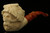 Bacchus Skull Meerschaum Pipe Hand Carved with custom CASE 11788