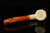 Octagon Hand Carved Block Meerschaum Pipe with custom CASE 11994