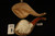 Skull & Octopus Block Meerschaum Pipe by I. Baglan with custom CASE 12041