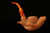 Sea Lion Meerschaum Pipe Carved by I. Baglan with custom case 12336