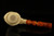 Priest Hand Carved Block Meerschaum Pipe with a case 12351