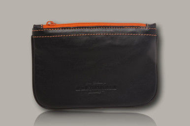 4th Generation Leather Zip Kenzo Black Pipe Pouch