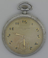 Vintage LIP H. BLANCH TUNIS Chrome Plated Pocket Watch. Cal: 412. For Repairs