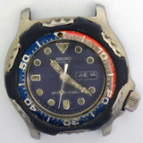 VTG SEIKO Diver QUARTZ Steel Watch. Ref: 7N36-6A0A, Cal: V743C. For Service