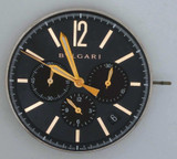 BVLGARI CHRONOGRAPH Movement & Dial. Cal: BVL-328. For Parts